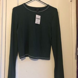 Hunter Green Long Sleeved Top